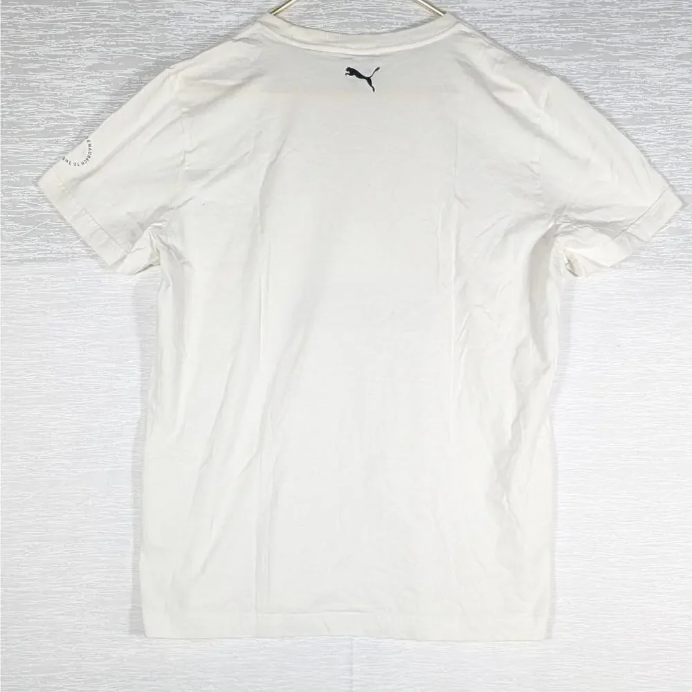 The Puma Store Singapore T Shirt Size Asia XL US Large White Short Sleeve Tee